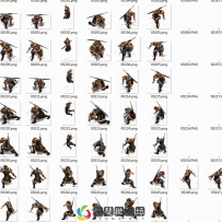 背刀侠客武侠人物怪物素材