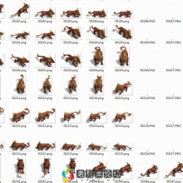 龙虎兽怪物素材