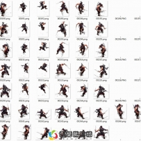 刺客武侠人物怪物素材